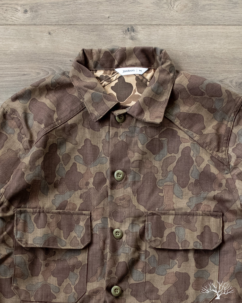 3sixteen Officer Shirt Frog Camo FINAL SALE