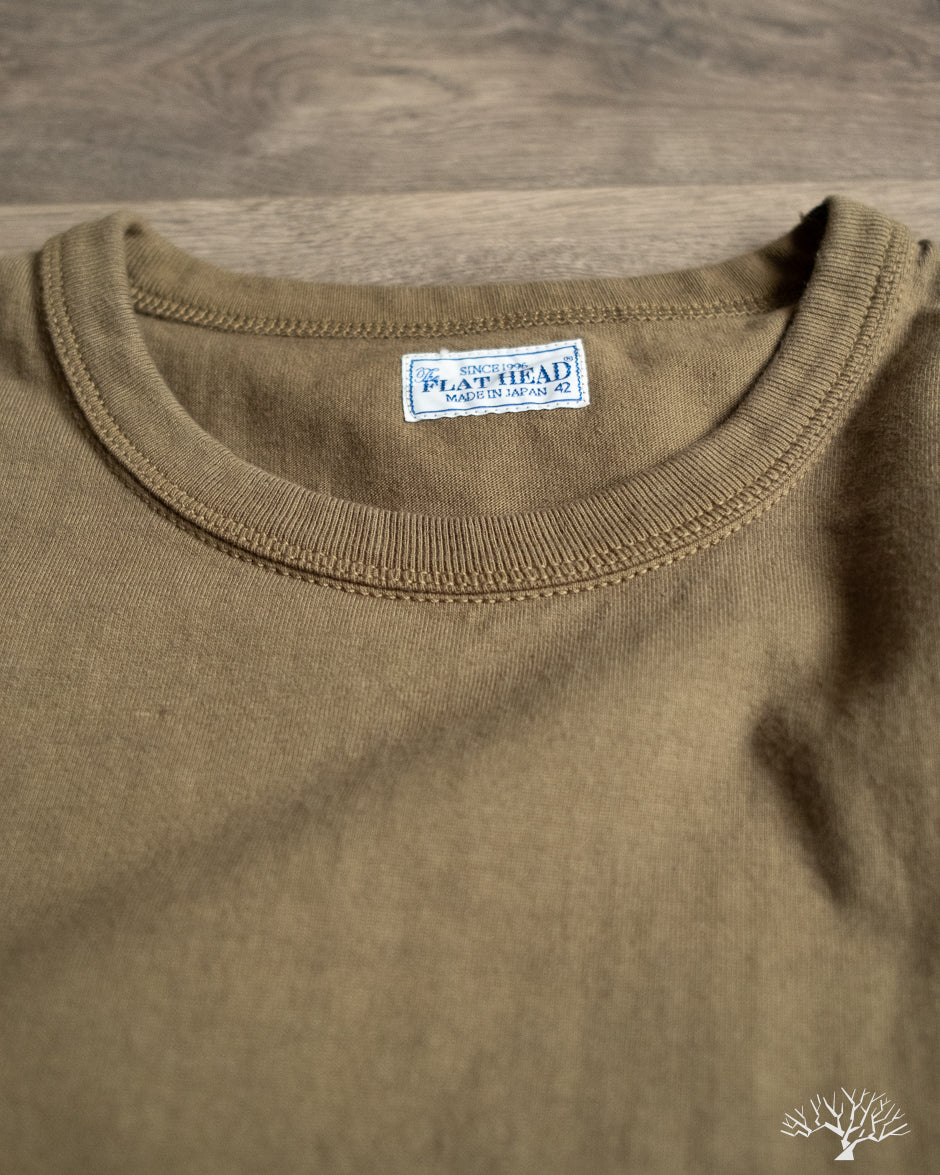 The Flat Head - FN-THC-001 - THC 9oz Heavyweight Tee - Olive – Withered Fig