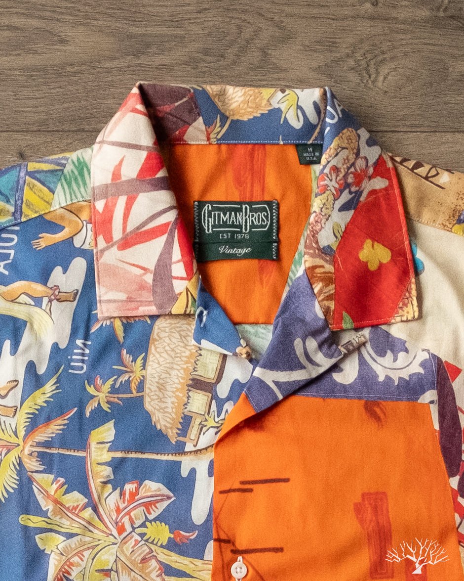 Gitman Vintage - Aloha Quilt Camp Shirt – Withered Fig