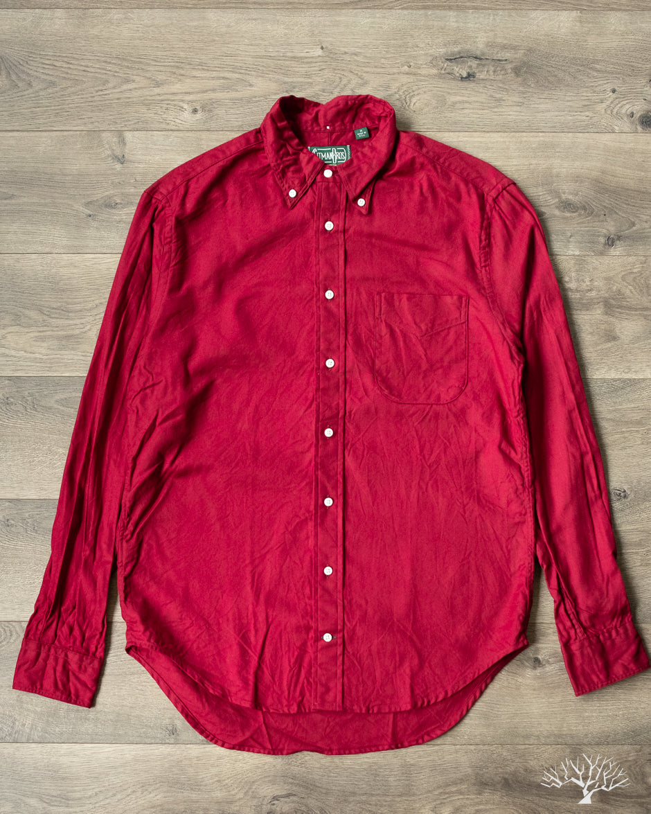 Burgundy Hopsack Shirt