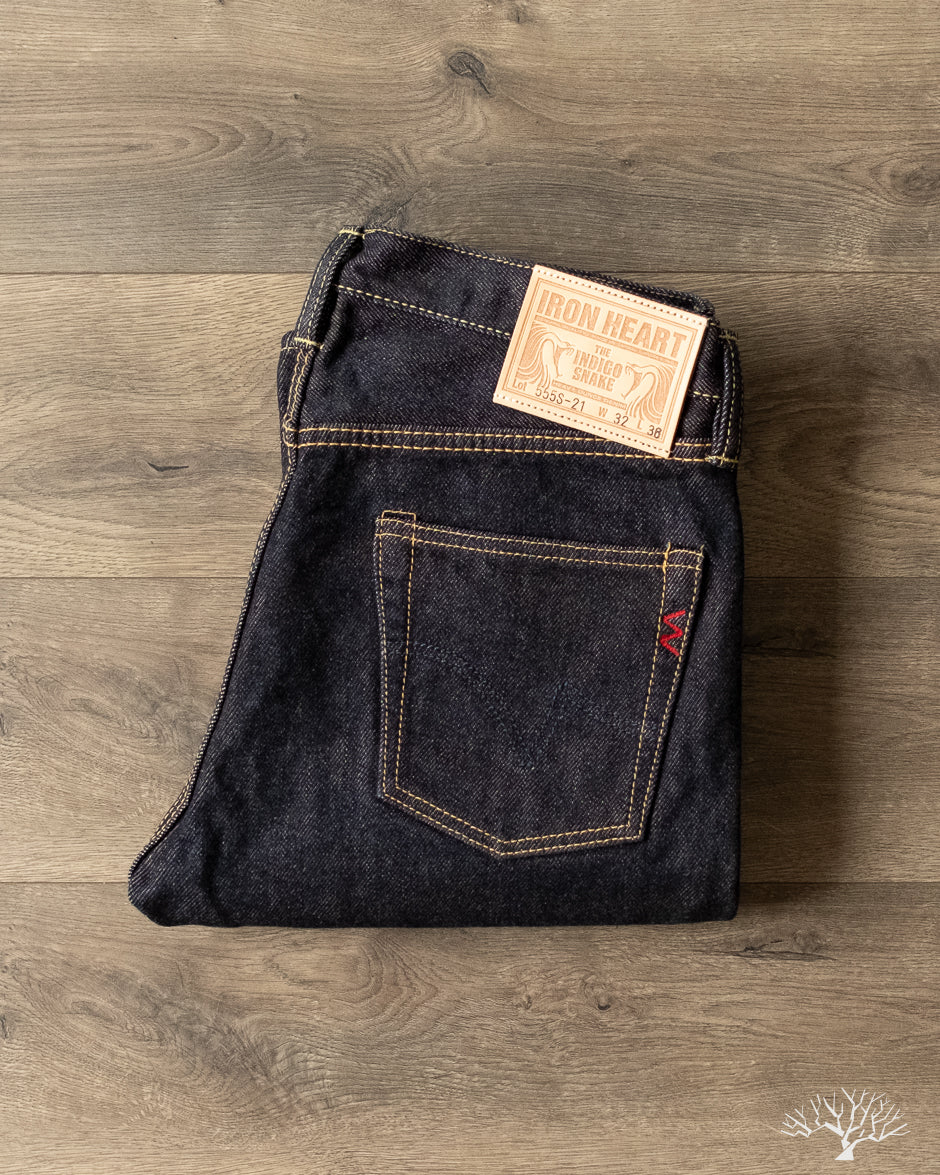 IH-555S-21 - 21oz Indigo Selvedge Super-Slim Denim