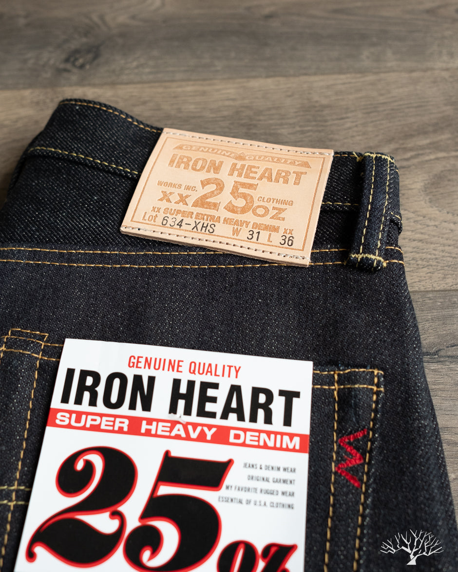 IH-634-XHS - 25oz Indigo Selvedge Straight Cut Denim