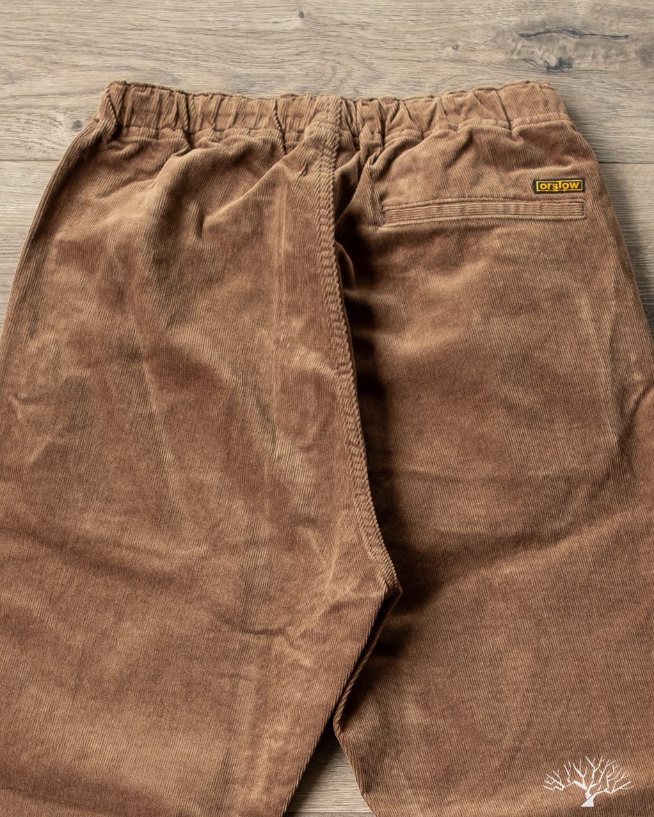 orSlow New Yorker Stretch Corduroy Pants - Brown – Outsiders Store UK