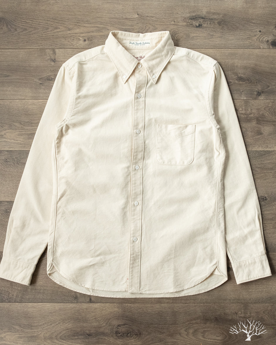 Men's Off-White Button Up Shirts