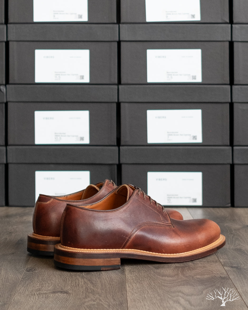 Viberg - Rockland Blucher - Brown Nut Cypress - 2030 – Withered Fig