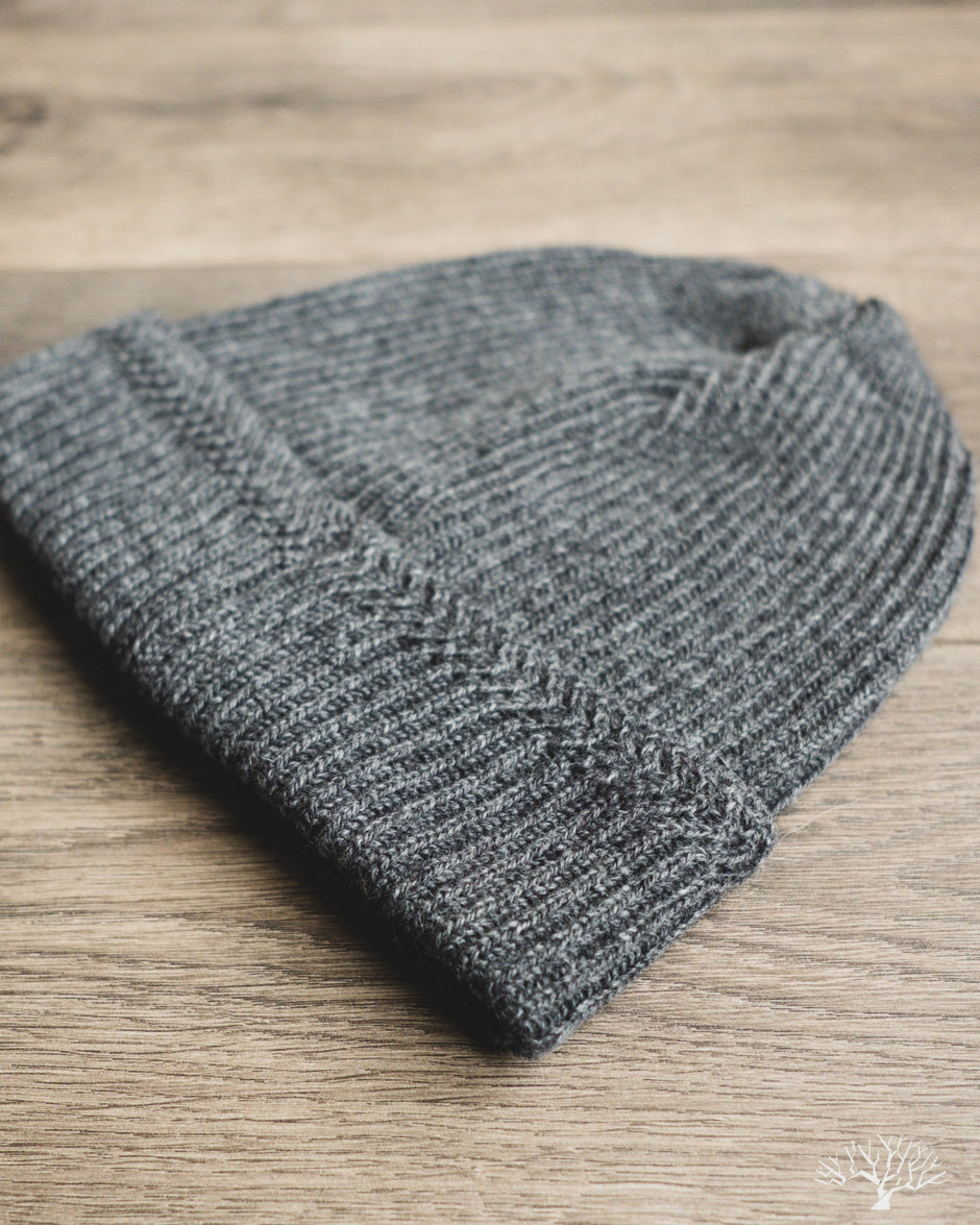 Baby Alpaca Watch Cap - Gray