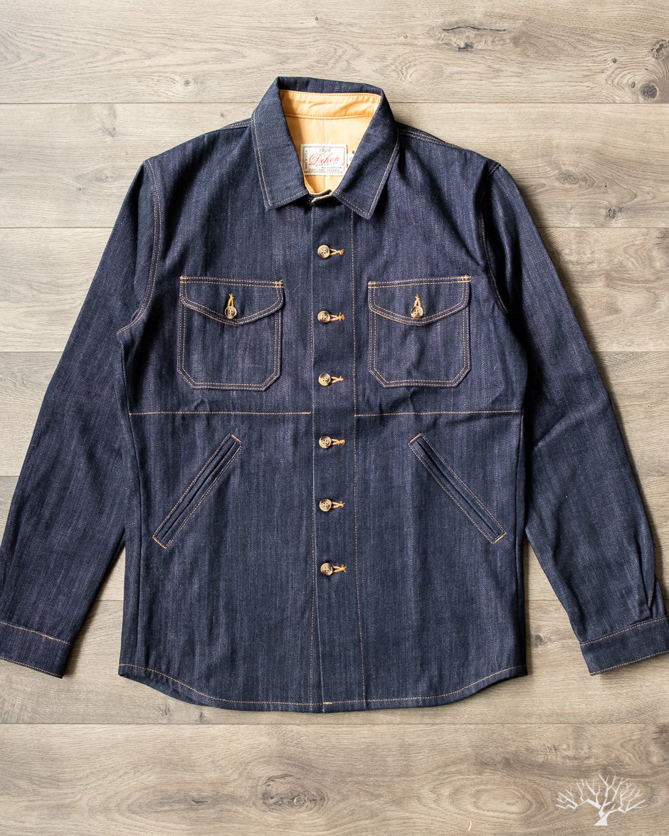 Dehen 1920 - Crissman Overshirt - 10.5oz Indigo Denim – Withered Fig