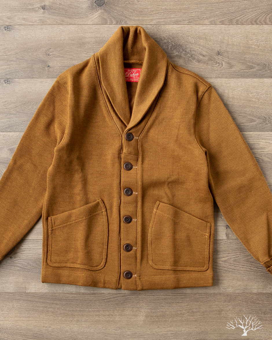 Wool sweater coat - chunky collar coat, Aran Crafts
