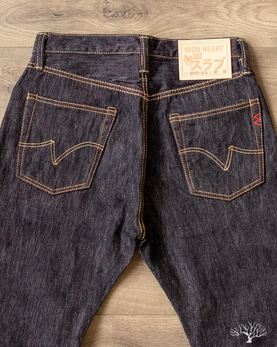 IH-888S-SLB 16oz Slubby Japanese Selvedge Denim Jeans Indigo - The