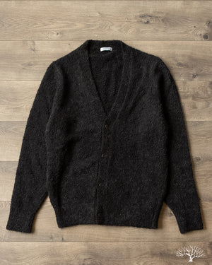 3sixteen V-Neck Cardigan - Black Boucle