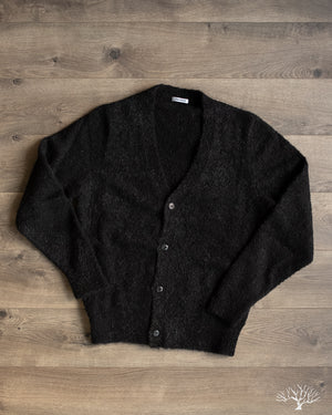 3sixteen V-Neck Cardigan - Black Boucle