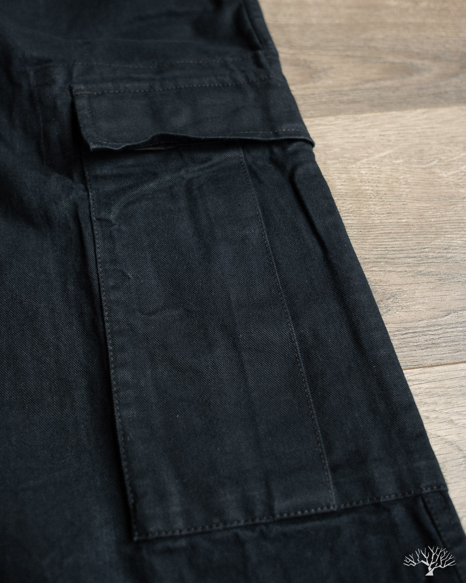 3sixteen Cargo Pant - Black Washed Twill