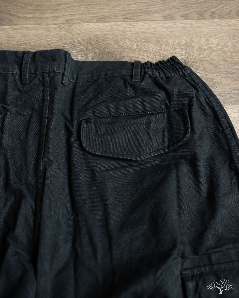 3sixteen Cargo Pant - Black Washed Twill