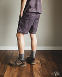 3sixteen Club Shorts - Plum Hand Stitch