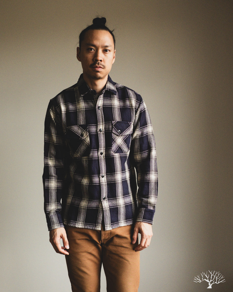 3sixteen Crosscut Flannel - Midnight Plaid