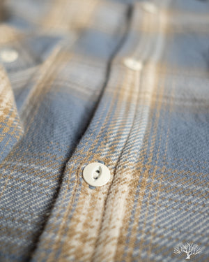 3sixteen Crosscut Flannel - Power Blue Plaid