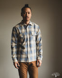 3sixteen Crosscut Flannel - Power Blue Plaid