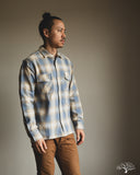 3sixteen Crosscut Flannel - Power Blue Plaid