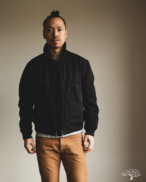 3sixteen CWU Flight Jacket - Black Cotton/Nylon