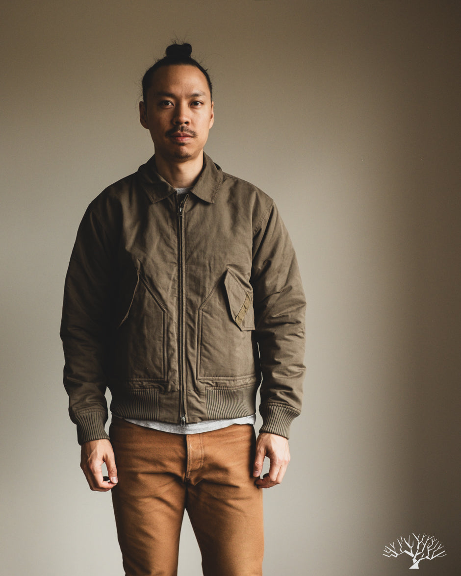 3sixteen CWU Flight Jacket - Olive Cotton/Nylon