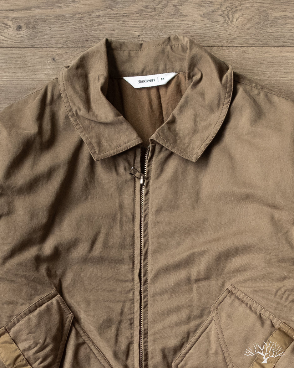 3sixteen CWU Flight Jacket - Olive Cotton/Nylon