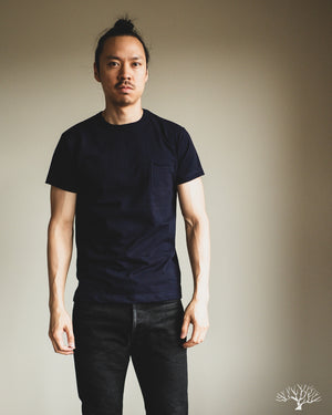 3sixteen Heavyweight Pocket Tee - Indigo