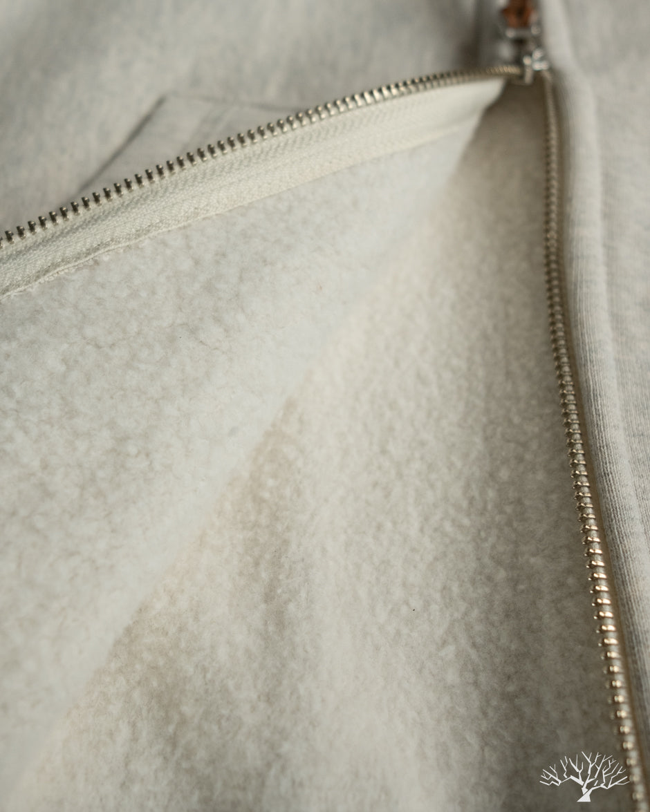 3sixteen Heavyweight Zip Hoody - Oatmeal