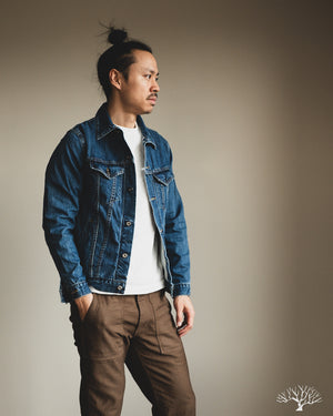 3sixteen Stonewashed Type 3s Denim Jacket - Indigo