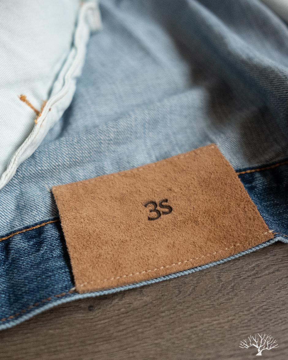 3sixteen Stonewashed Type 3s Denim Jacket - Indigo