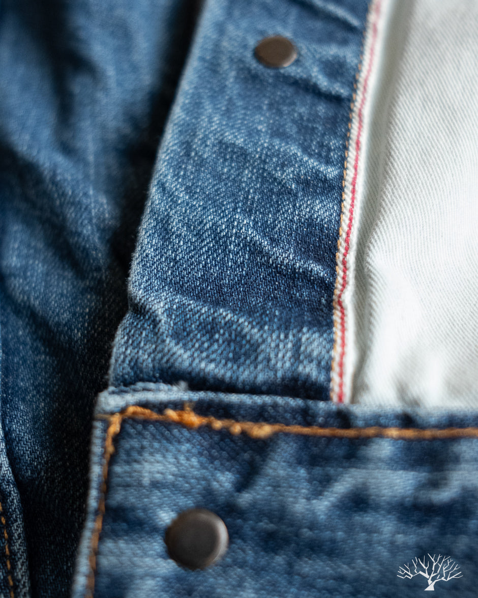 3sixteen Stonewashed Type 3s Denim Jacket - Indigo