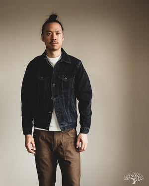 3sixteen Stonewashed Type 3s Denim Jacket - Black