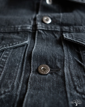 3sixteen Stonewashed Type 3s Denim Jacket - Black