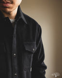 3sixteen USN Overshirt - Black Wool/Angora