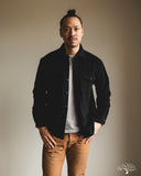 3sixteen USN Overshirt - Black Wool/Angora