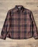 3sixteen Utility Flannel - Black Olive Plaid