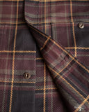 3sixteen Utility Flannel - Black Olive Plaid