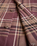 3sixteen Utility Flannel - Burgundy Oak Plaid