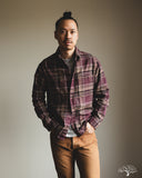 3sixteen Utility Flannel - Burgundy Oak Plaid