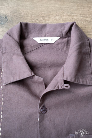 3sixteen Vacation Shirt - Plum Hand Stitch