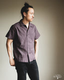 3sixteen Vacation Shirt - Plum Hand Stitch