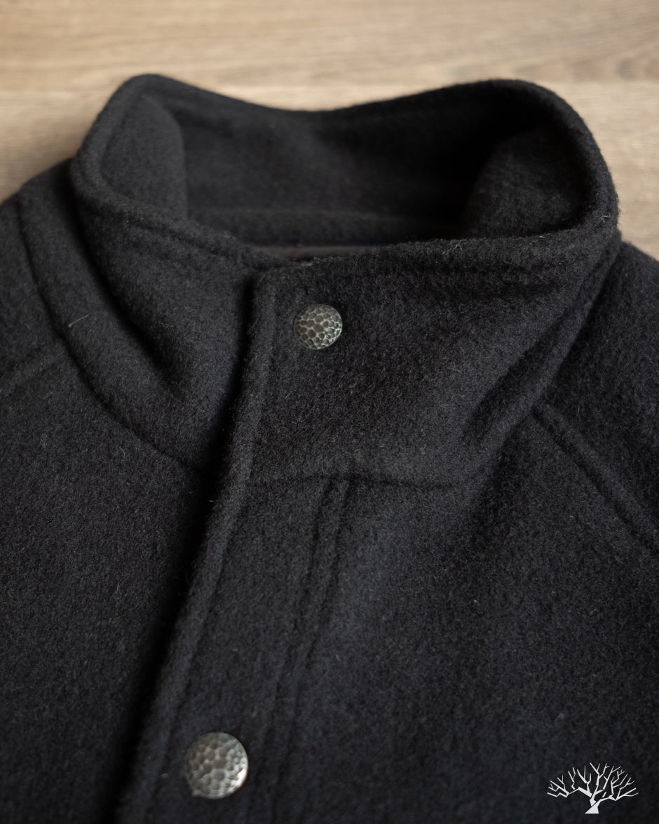 3sixteen Welding Jacket - Black Melton Wool