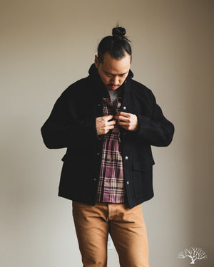 3sixteen Welding Jacket - Black Melton Wool