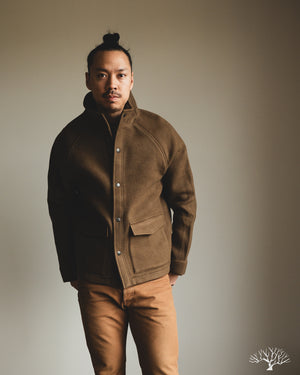 3sixteen Welding Jacket - Tobacco Melton Wool