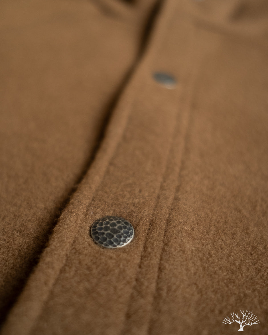 3sixteen Welding Jacket - Tobacco Melton Wool