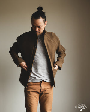 3sixteen Welding Jacket - Tobacco Melton Wool