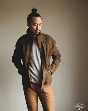 3sixteen Welding Jacket - Tobacco Melton Wool