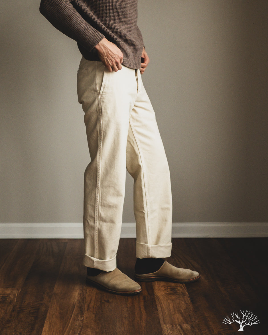 3sixteen Work Pant - Ecru Twill