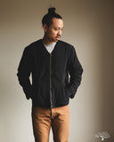 Zip Liner Jacket - Black Nylon Sherpa