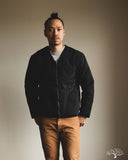 Zip Liner Jacket - Black Nylon Sherpa