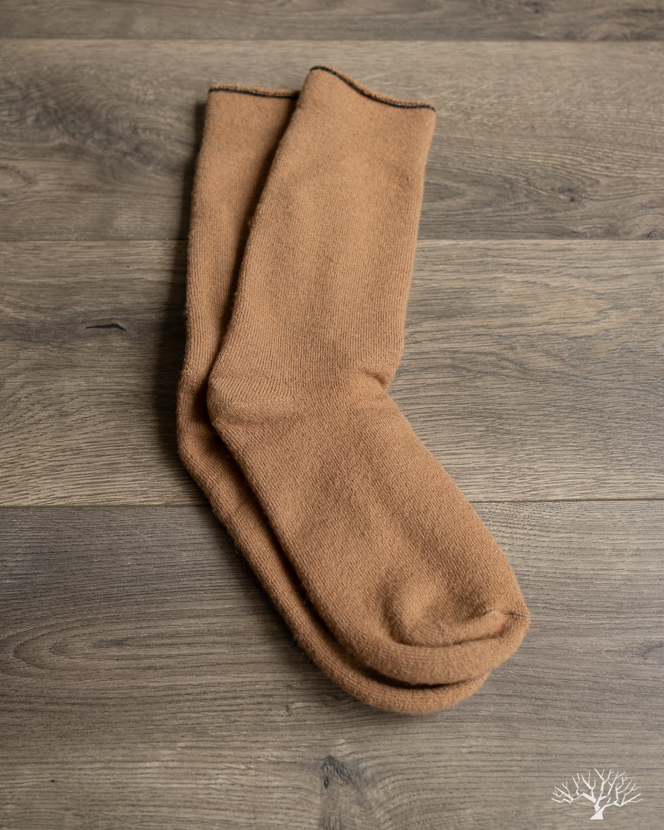 American Trench Alpaca Pile Sock - Camel